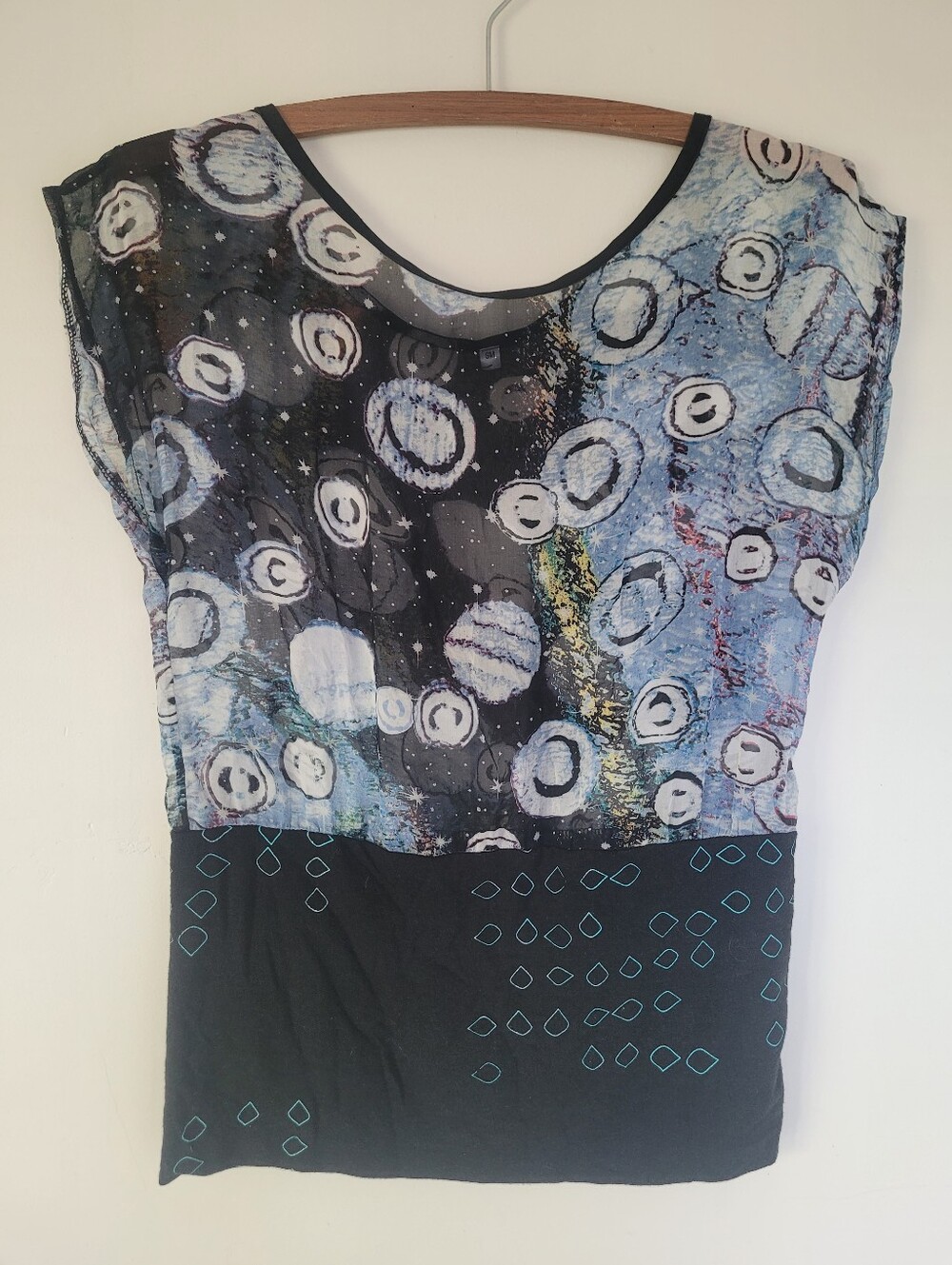 Silk Bamboo Smoking Lily Top